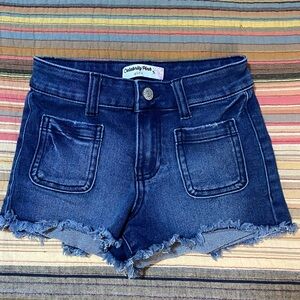 Celebrity Pink Navy Denim Shorts